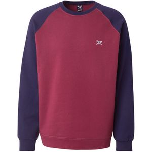 Iriedaily Sweatshirt 'De College'  navy / bordeaux