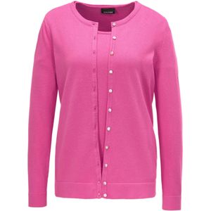 Goldner Gebreid vest  pink
