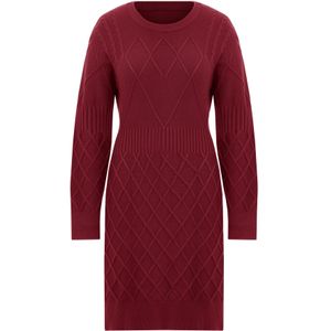 Imily Bela Gebreide jurk  bourgogne