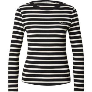 Pepe Jeans Shirt 'Bani'  olijfgroen / wit