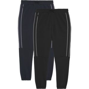 Lyle & Scott Broek 'Tape Trackies'  navy / zwart / wit