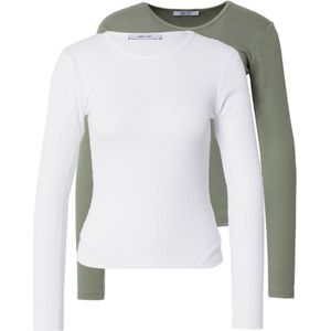 ABOUT YOU Shirt 'Insa'  mintgroen / wit