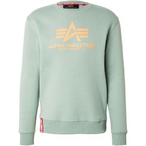 ALPHA INDUSTRIES Sweatshirt  mintgroen / oranje