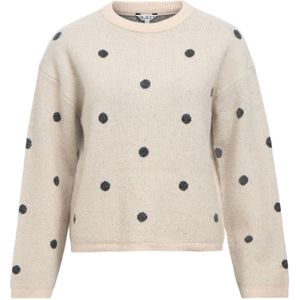 OBJECT Trui  lichtbeige / zwart