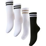 PIECES Sokken 'PCCally'  beige / zwart / wit