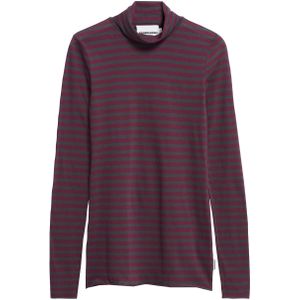 ARMEDANGELS Shirt 'GRAZILIANAA'  grijs / bordeaux