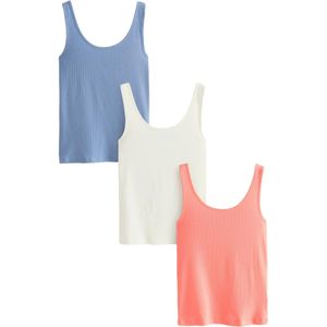 Next Top  blauw / koraal / wit