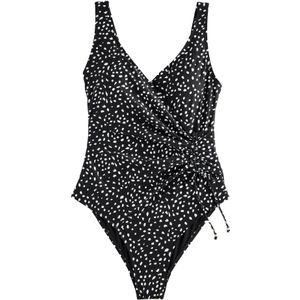 Next Badpak  zwart / wit