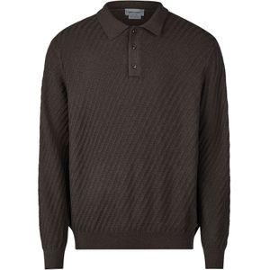 PIERRE CARDIN Trui  donkerbruin