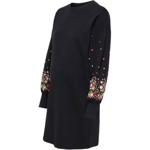 Only Maternity Jurk 'OLMKOBINA'  rosa / donkerroze / zwart