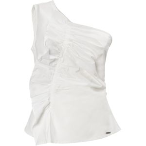 Influencer Top  zwart / wit