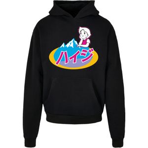 F4NT4STIC Sweatshirt 'Heidi Mountains Are Calling Heroes of Childhood'  geel / sering / rood / zwart / wit