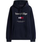 TOMMY HILFIGER Sweatvest  navy / rood / wit