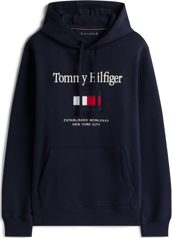 TOMMY HILFIGER Sweatvest  navy / rood / wit