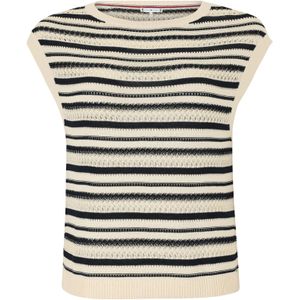 TOMMY HILFIGER Trui  beige / zwart