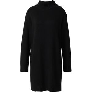 s.Oliver Gebreide jurk  zwart