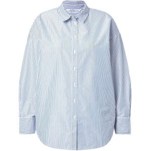 Studio Untold Blouse  petrol / wit