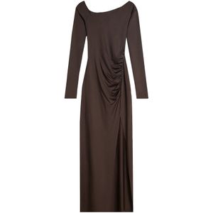 Bershka Jurk  chocoladebruin