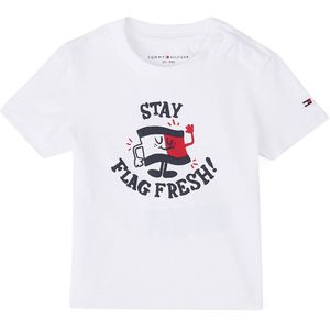 TOMMY HILFIGER Shirt  navy / rood / wit