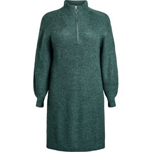 Zizzi Gebreide jurk 'Fllola'  petrol