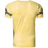 Rusty Neal - T-shirt - Met Knoopjes aan de Zijkant - Logo-print