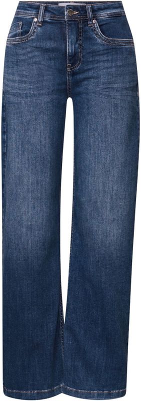 Street One Dames Wide Legs Jeans in Blauw, in size: 24