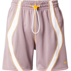 Nike - Sportswear - Korte Broek - Taupe - Oranje - Wit