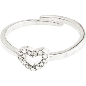 Pilgrim Ring 'Lulu'  zilver / transparant