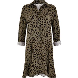 Apricot Blousejurk  kaki / zwart