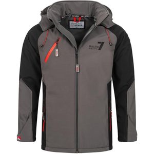 Arctic Seven - Softshell Jas - Donkergrijs - Heren