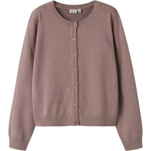 NAME IT Gebreid vest 'NKFVALANE'  oudroze