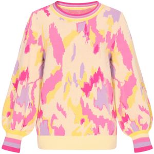 ebeeza Trui 'Fashion Look'  beige / geel / lavendel / pink