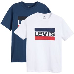 LEVI'S ® Shirt  donkerblauw / wit