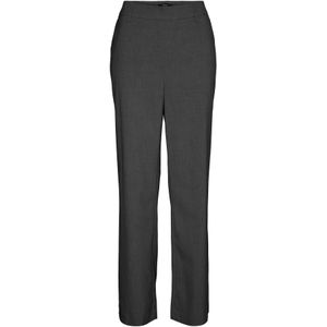 Vero Moda - Vmmaya Goody Mw Straight Pant - Donkergrijs - Dames