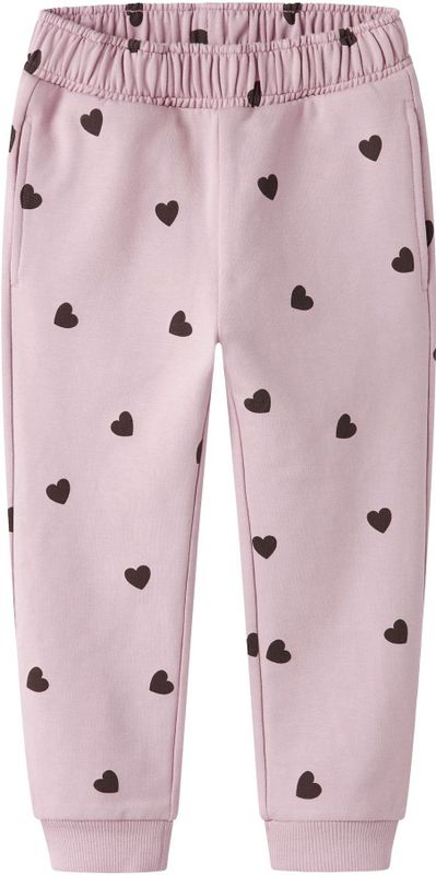 Name It - NMFNEHEART SWEAT PANT - Sportbroek - Burnished Lilac - Regular Fit