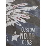 T-shirt - Vintage Adelaarprint - Katoenmix - Regular Fit