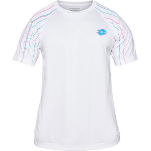 LOTTO - Shirt - Azuur - Pink - Wit - T-shirt