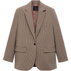 MANGO Blazers 'Mila'  navy / bruin / brokaat