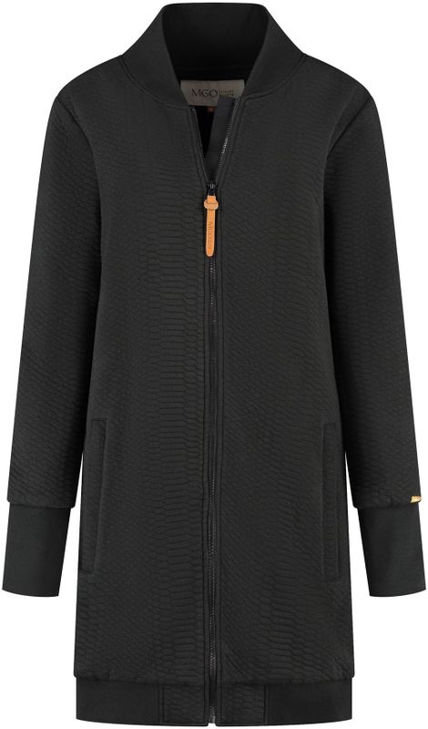 MGO - Rosan - Halflang Outdoorvest - Zwart - Fleece