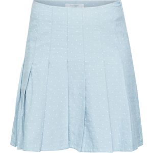 SISTERS POINT Rok 'NOPE'  lichtblauw / wit
