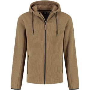 Travelin Gebreid vest 'Karlson'  bruin