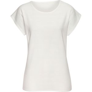 T-shirt - Crème - Katoen - Comfortabele Pasvorm