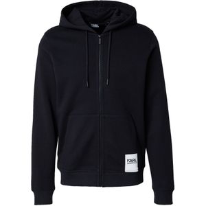 Karl Lagerfeld Sweatvest  nachtblauw / wit