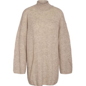 Noisy may Gebreide jurk 'NMBALANCE'  grijs gemêleerd