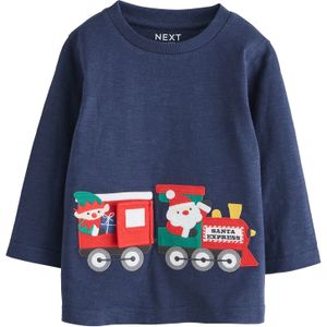 Next Shirt  navy / geel / rood / wit