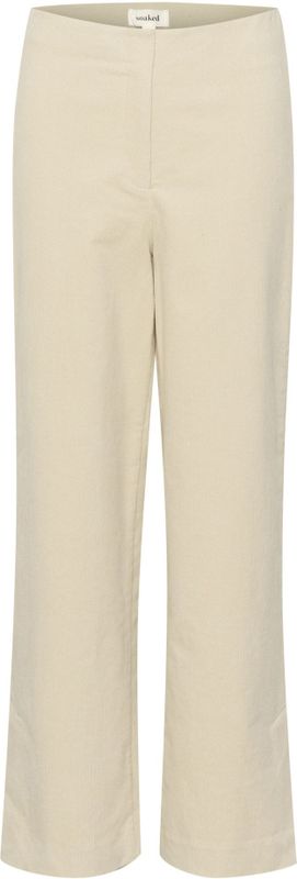 Soaked - Chino - Beige - High Waist - 98% Katoen en 2% Elastaan