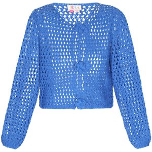 IZIA Gebreid vest  royal blue/koningsblauw