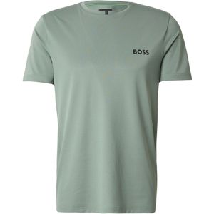 BOSS Functioneel shirt 'TOC'  pastelgroen / donkergroen