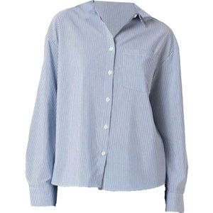 Moxx Paris Blouse  blauw / wit