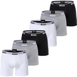BOSS Boxershorts  grijs / zwart / wit